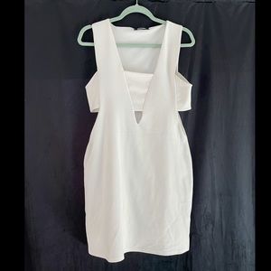 Missguided white cutout Dress